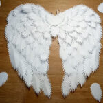 Budget Friendly And Easy Angel Wings / Diy Angel Wings Made Of Paper With Angel Feather Template