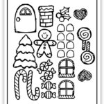 Build A Gingerbread House Printable Activity (Free Pdf Downloads For Gingerbread House Candy Template Printable