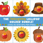 Bundle, Lollipop Holder Svg, Thanksgiving Favors, For Kids, For With Regard To Turkey Lollipop Holder Template