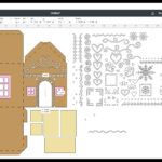 Cardboard Gingerbread Houses + Svg Files   Happiness Is Homemade Pertaining To Cricut Gingerbread House Template