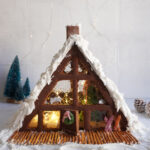 Chalet Gingerbread House Template   Etsy Uk Within A Frame Gingerbread House Template