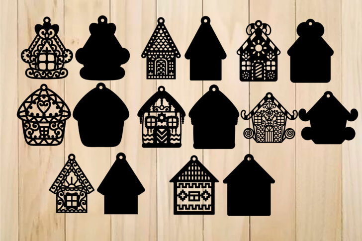 Gothic Gingerbread House Template