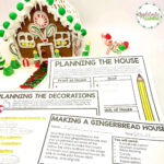 Christmas Writing Prompts With A Gingerbread Pbl Twist With Gingerbread House Writing Template