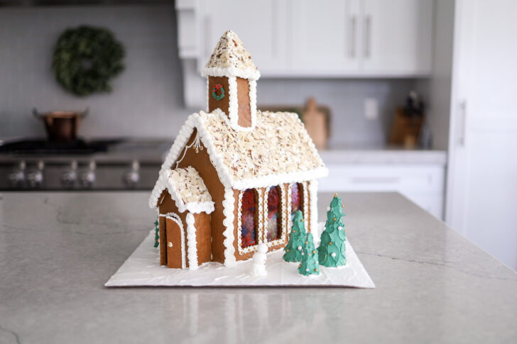 Church Gingerbread House Template