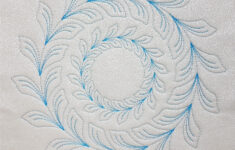 Circle Wreath Feathered Leaf Template Set – Moore'S Sewing inside Feather Wreath Quilt Template Westalee Ruler Work