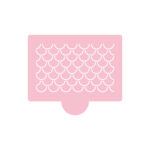 Classic Gingerbread Roof Stencil Within Gingerbread House Roof Template