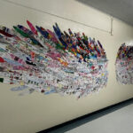 Collaborative Feather Mural Demonstrates School Spirit – The Buzz With Regard To What Lifts You Feather Template