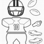 Coloring Football Turkey Disguise Clip Art   Football Turkey Regarding Disguise A Turkey Football Player Template