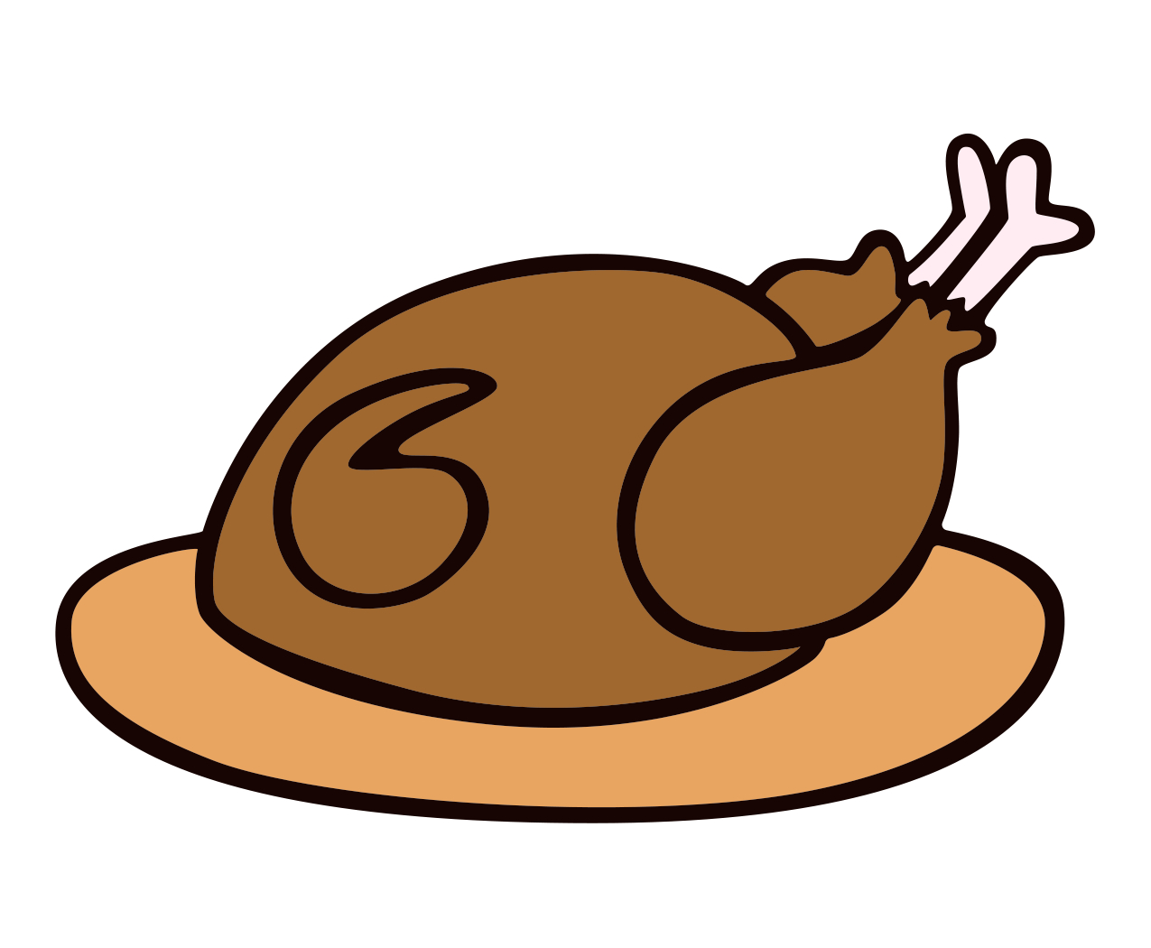 Cooked Turkey Cartoon|D-1225398 pertaining to Cooked Turkey Template