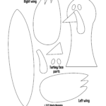 Create A Cute Pumpkin Turkey Centerpiece For Thanksgiving | Marin With Regard To Turkey Parts Template