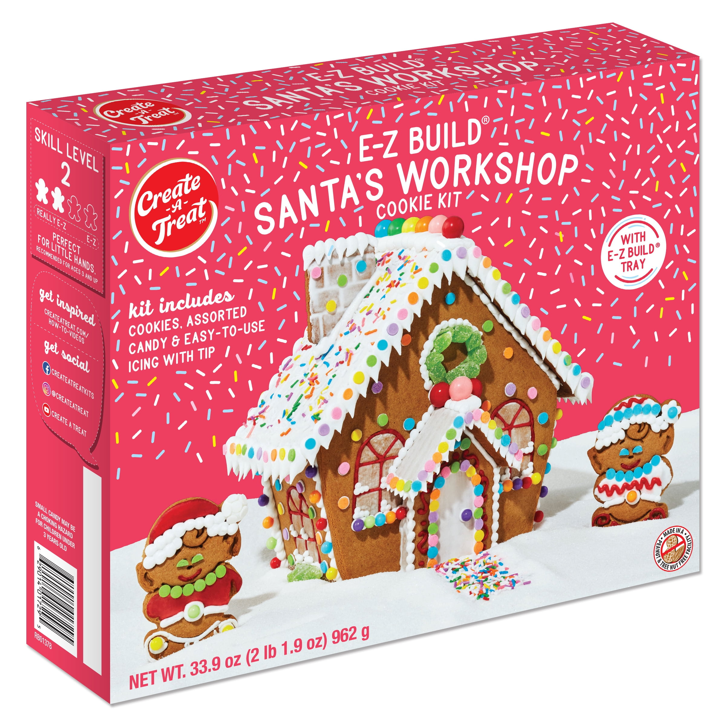Create A Treat, Build Your Own Santa&amp;#039;S Workshop Gingerbread Cookie with regard to Santa&amp;amp;#039;s Workshop Gingerbread House Template