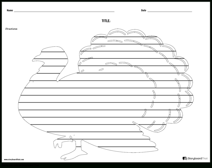 Free Printable Turkey Writing Template Free Printable Turkey Writing Template