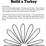 Cute Turkey Craft W/ Free Printable Template   Planning Playtime Intended For Turkey With Feathers Template