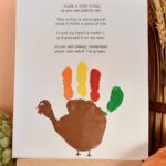 Cutest Turkey Handprint Craft + Poem Printable   Make Life Lovely Throughout Turkey Handprint Template