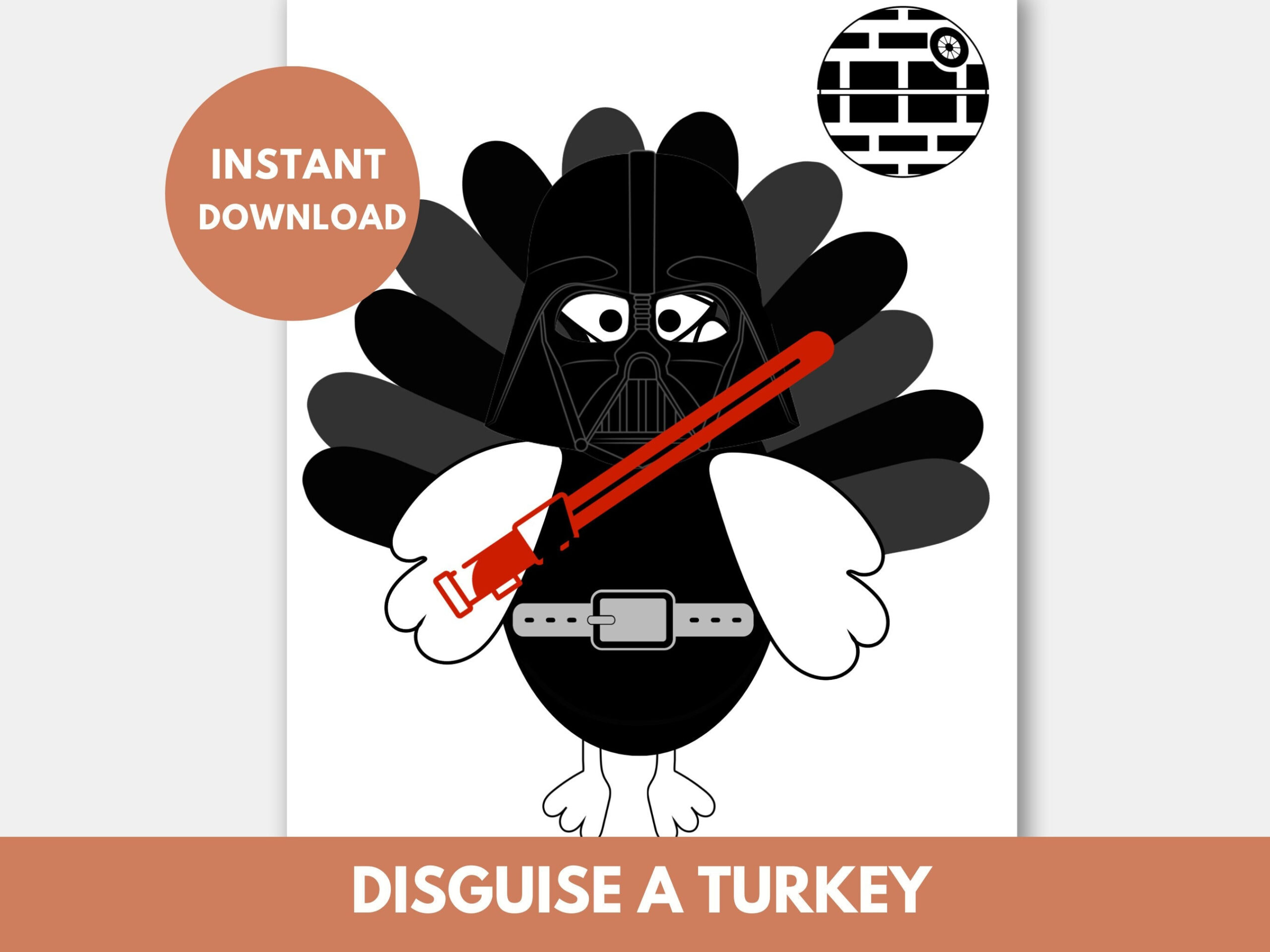Darth Vader Turkey Disguise Template Printable | Disguise A Turkey regarding Darth Vader Turkey Disguise Template Printable