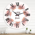 Designart 'Feather Wreath In Boho Style' Bohemian & Eclectic Wall For All Brands Sewing Template Feather Wreath Template