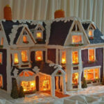 Detailed Instructions For Making A Lighted Gingerbread House With Regard To Complex Gingerbread House Template