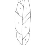 Digital Stained Glass Pattern For Download   Feather 2   Etsy Canada With Free Stained Glass Feather Template