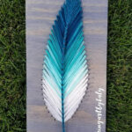 Discover 350 String Art Patterns And Nail String Art Ideas With Regard To Simple String Art Feather Template