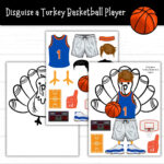Disguise A Turkey Basketball Player, Basketball Player Turkey Inside Disguise A Turkey Basketball Player Template