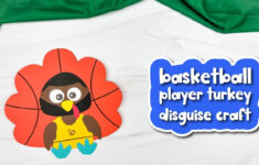 Disguise A Turkey Basketball Player Craft For Kids pertaining to Disguise A Turkey Basketball Player Template