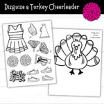 Disguise A Turkey Cheerleader, Cheerleader Turkey, Printable Within Turkey Disguise Cheerleader Template