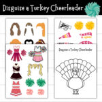 Disguise A Turkey Cheerleader, Cheerleader Turkey, Turkey In Intended For Cheerleader Turkey Disguise Template