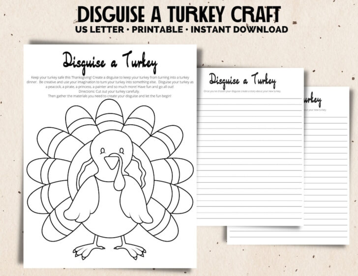 Turkey Letter Template