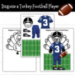 Disguise A Turkey Football Player, Turkey In Disguise Football Regarding Disguise Tom Turkey As A Football Player Template