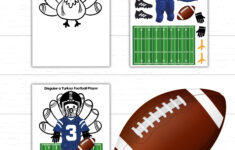 Disguise A Turkey Football Player, Turkey In Disguise Football within Disguise A Turkey Football Player Template