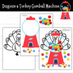 Disguise A Turkey Gumball Machine, Gumball Machine Turkey, Turkey Within Gumball Turkey Disguise Template