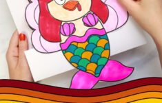 Disguise A Turkey Mermaid Printable Project throughout Disguise a Turkey Mermaid Template Printable