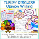 Disguise A Turkey Opinion Writing & Thanksgiving Craft Editable & Digital    Life Between Summers Intended For Turkey Disguise Writing Template