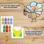 Disguise A Turkey Project | Crayon Box Disguise | Digital Instant Inside Disguise A Turkey Crayon Box Template