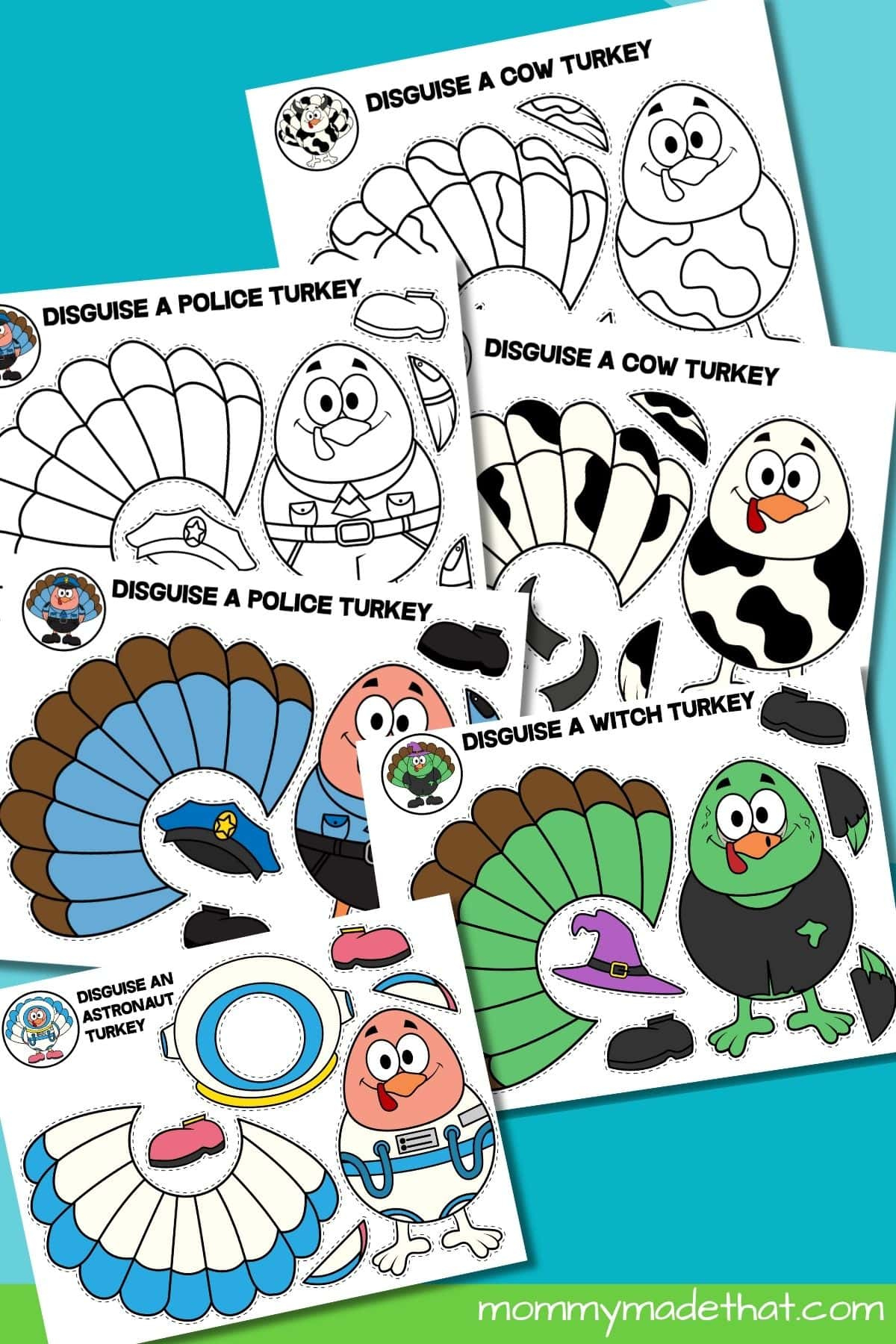 Disguise A Turkey Project (Free Printable Templates + Ideas) inside Turkey Disguise Template 1