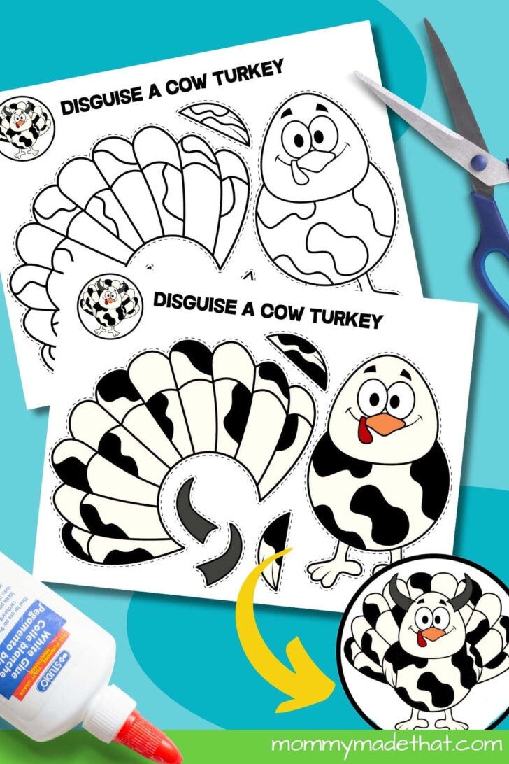 Turkey Trouble Disguise Template