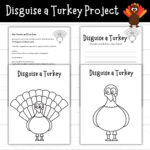 Disguise A Turkey Project, Turkey In Disguise, Printable Disguise In Blank Disguise A Turkey Template