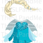 Disguise A Turkey Queen Disguise Resizable!   Etsy Uk With Regard To Elsa Turkey Disguise Template