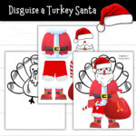 Disguise A Turkey Santa, Santa Disguise A Turkey, Turkey In Pertaining To Disguise A Turkey As Santa Template
