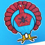 Disguise A Turkey Spiderman   Mom. Wife. Busy Life. Inside Free Printable Disguise A Turkey Spiderman Template