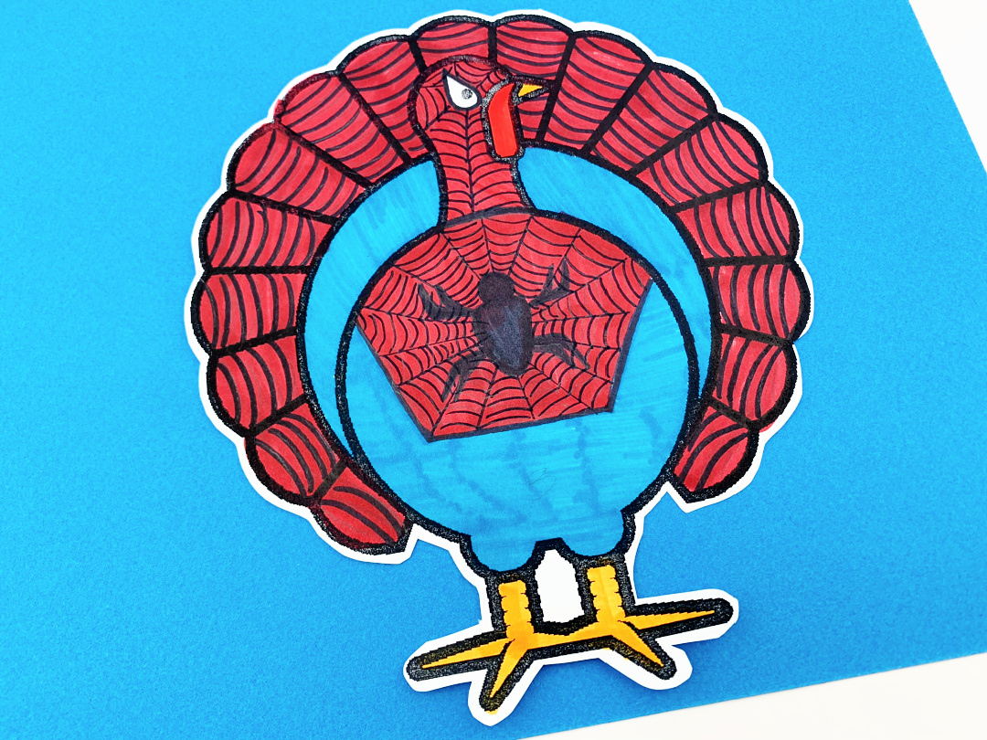 Disguise A Turkey Spiderman - Mom. Wife. Busy Life. with Free Printable Spiderman Turkey Disguise Template