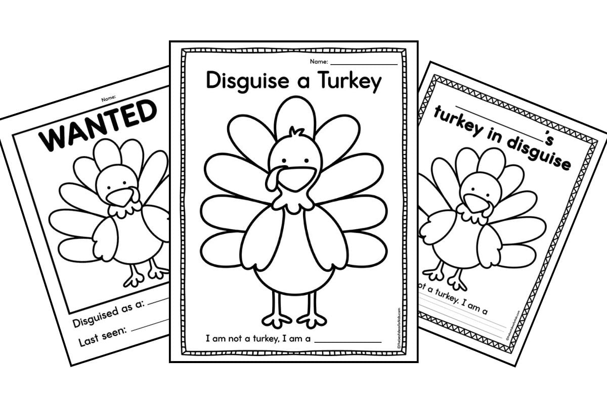 Disguise A Turkey Template (Free Printables) - The Best Ideas For Kids intended for Disguise The Turkey Template 1