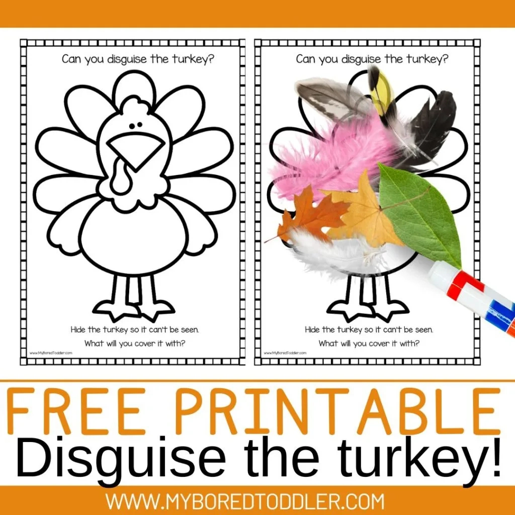 Disguise The Turkey - Free Printable Thanksgiving Activity - My within Disguise The Turkey Template Free Download