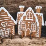 Diy Cardboard Box Gingerbread Houses (+Free Templates)   Craft Throughout Diy Cardboard Gingerbread House Template