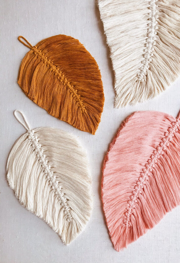 Macrame Feather Template