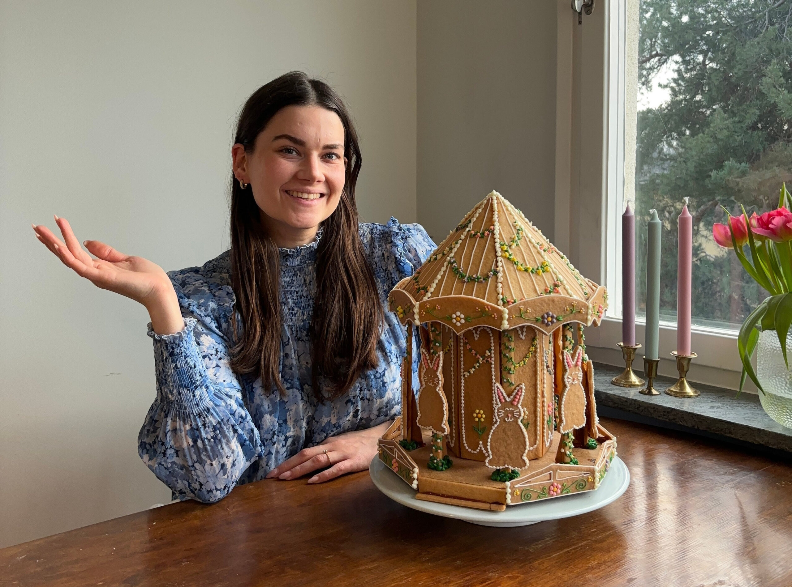 カルーセル - ジンジャーブレッドハウスのテンプレート - Etsy 日本 with Carousel Gingerbread House Template