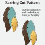 Earring Svg, Feather Earring Templates, Faux Leather Earring Regarding Laser Cut Feather Earrings Template