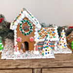 Easy 2 Story Gingerbread House & Template   Raising Hooks Pertaining To Two Story Gingerbread House Template
