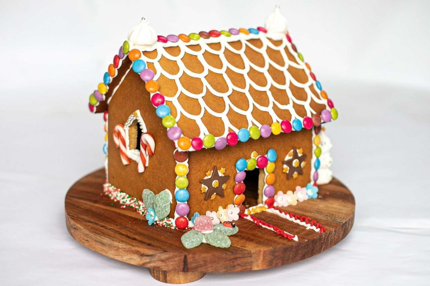 Easy Christmas Gingerbread House Recipe regarding Gingerbread House Easy Template