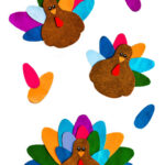 Easy Diy Felt Turkeys For Cute November Preschool Activities Regarding Felt Turkey Template
